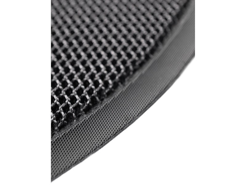 Wycieraczka wejściowa strukturalna 3D czarna półokrągła