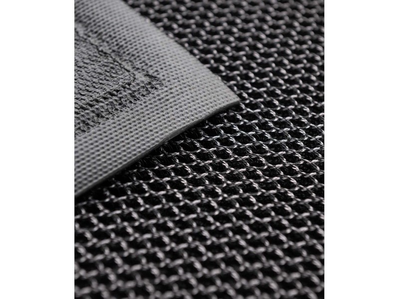 Wycieraczka wejściowa strukturalna 3D czarna półokrągła