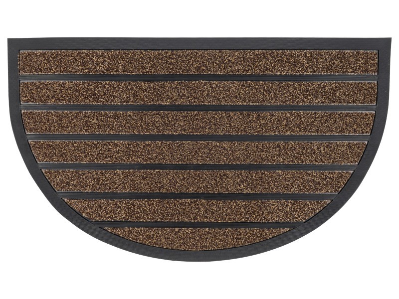 Wycieraczka zewnętrzna pod drzwi Grass Mat beżowa półokrągła do butów