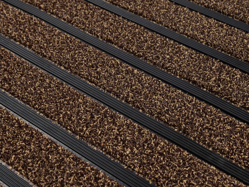 Wycieraczka zewnętrzna Grass Mat beżowa półokrągła