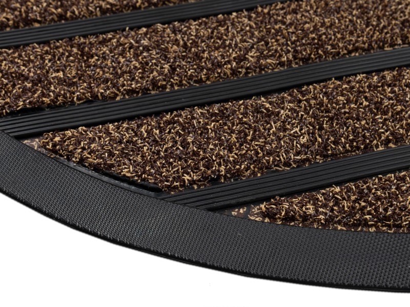 Wycieraczka zewnętrzna Grass Mat beżowa półokrągła